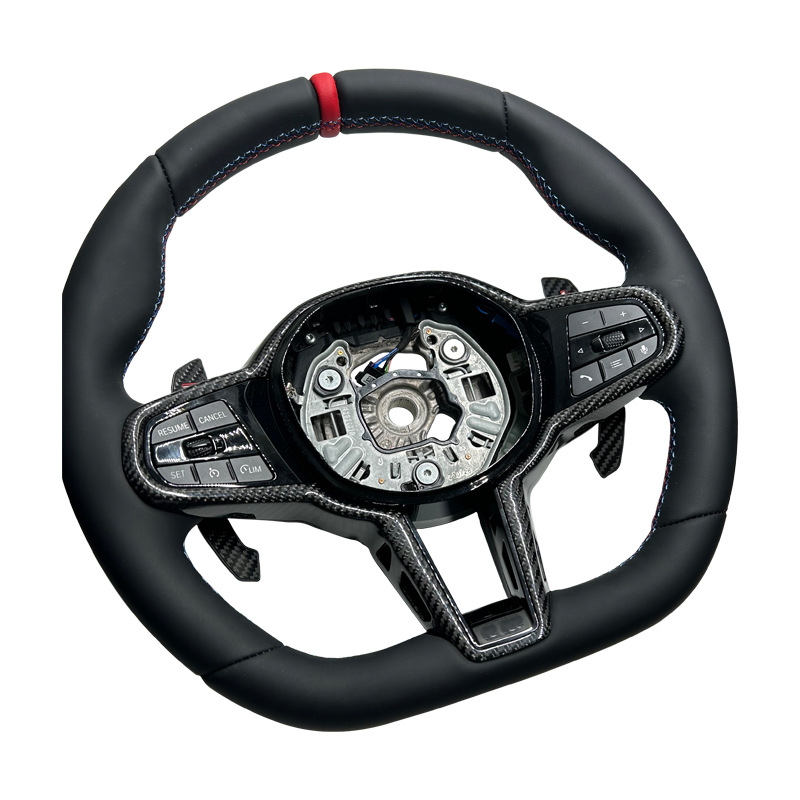 Suitable for BMW 24 steering wheel new 1234 series Z4 G20 G22 modified carbon fiber M4 steering wheel