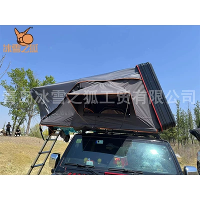 New 1.8m Aluminum Alloy Hard Shell Side Opening Folding Roof Top Tent Outdoor Camping Car Roof Top Tent (Avtomobil dam çadırları)
