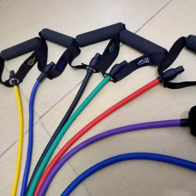 Latex Tube Tension Rope Household Fitness Equipment Latex Tensioner Tension Rope Resistance Band Manufacturer Direct Supply