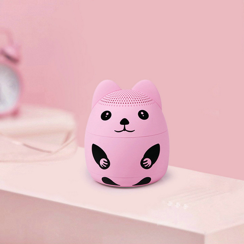 新しいアイデア萌えbluetoothスピーカーメーカーミニかわいい動物無線デスクトップ招き猫入金音響|undefined