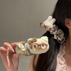 新款香蕉夹米菲兔大号kt猫显发量后脑勺盘发百搭少女发饰森系蓬松