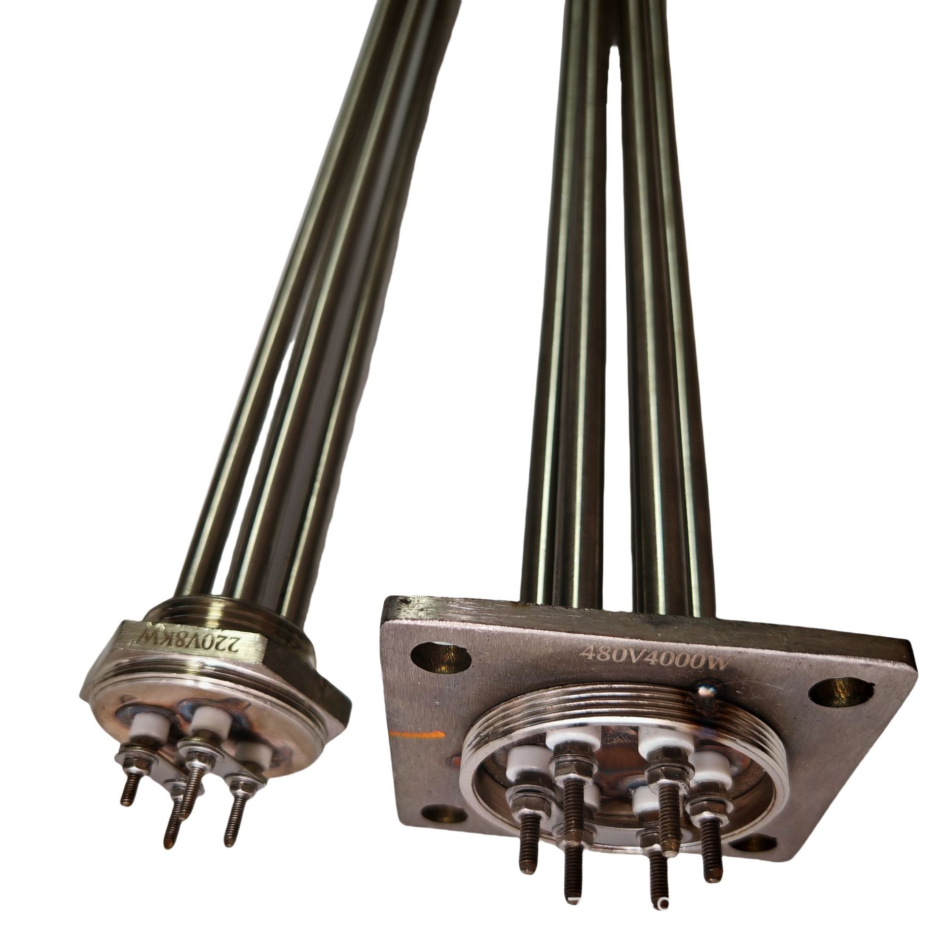 管状加热器 防干烧 法兰式加热器 适用于油/水/空气加热  耐腐蚀