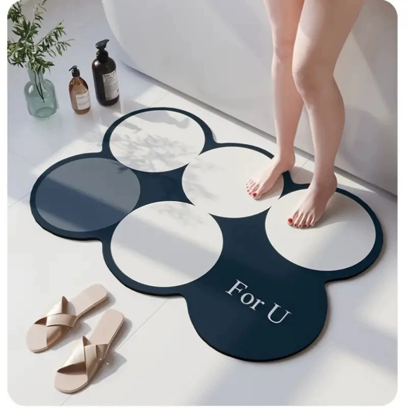 Трансграничная форма ковер Amazon диатомовая грязь быстросохнущие коврики в ванной комнате в дверной проем