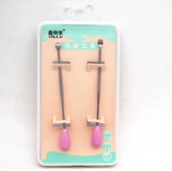 Hard box double ear spoon
