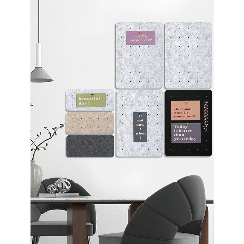 Perforated Board Photo Wall No-Drill Ins-Style Room Decoration Wall Photo Hanging Self-Adhesive Felt Board Photo Wall Perforated Board Photo Wall No-Drill Ins-Style Room Decoration Wall Photo Hanging Self-Adhesive Felt Board Photo Wall