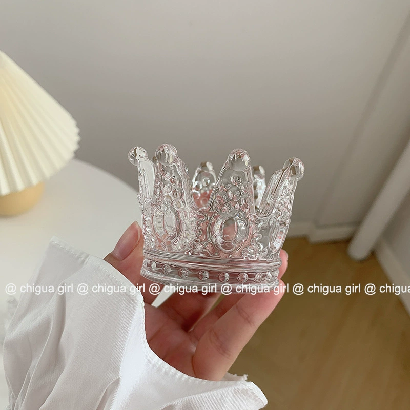 Стеклянные подсвечники для элегантного оформления стола, ароматерапия, кофе, французский стиль, простой дизайн