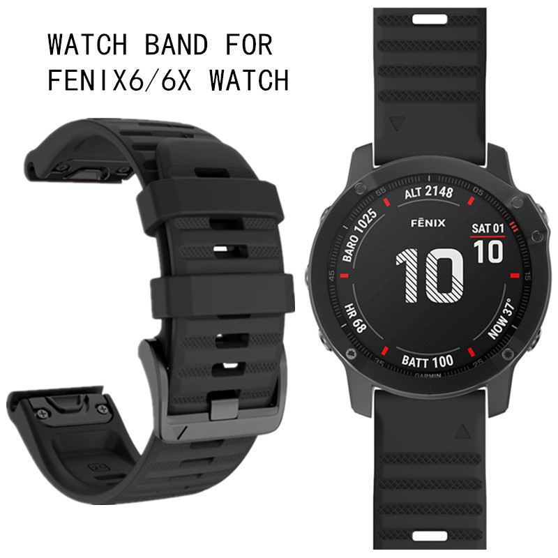 Suitable for Garmin Epix Garmin Fenix8/7/6/5 Quick Release Silicone Strap Mk1Mk2 Strap