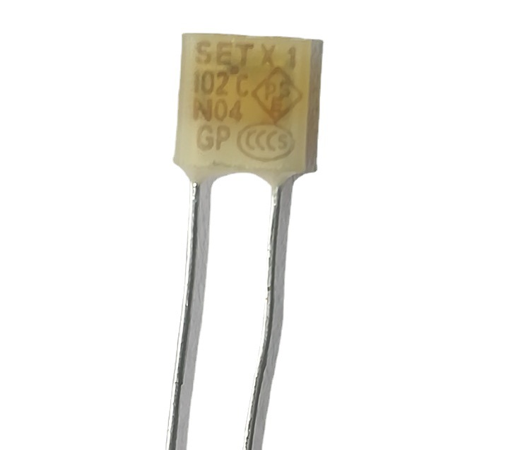 X1 102度3A 暖手袋温度保险丝 电暖袋热熔断器 电热水袋热保护器