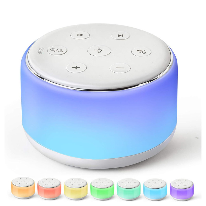 便携白噪音睡眠仪暖光小夜灯自然音效减压睡眠仪婴儿安抚改善睡眠|undefined
