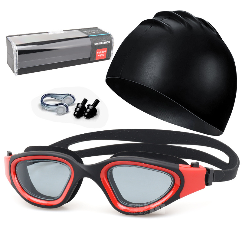 검은 색과 빨간색 다크 브라운 세트