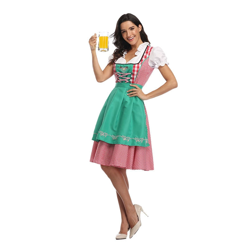 Spot Amazon Foreign Trade Explosive Beer Clothing Labor Dress German Munich Beer Festival Party Skirt Children