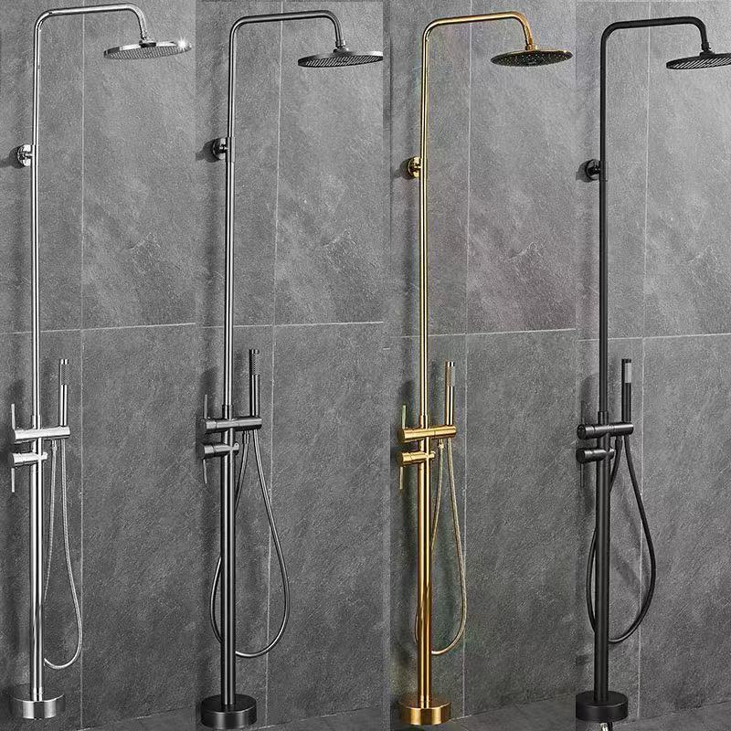 Al aire libre vertical de acero inoxidable ducha de piso ducha villa piscina playa baño columna juego al por mayor