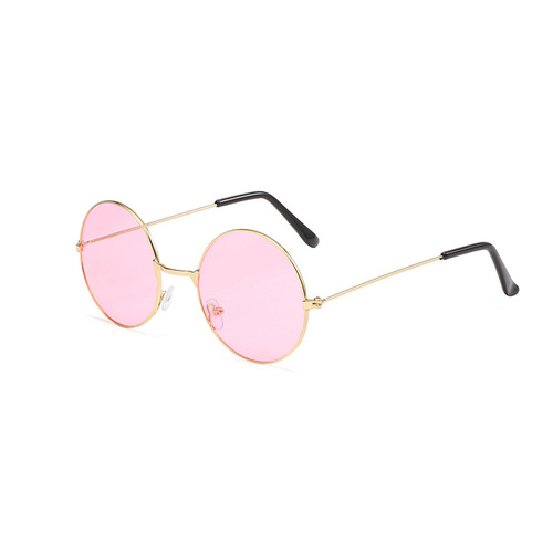 Factory direct sales colorful round marine sunglasses Korean style round frame prince mirrors for men and women retro sunglasses wholesale