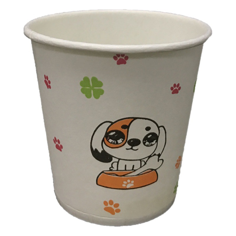 Venta directa de fábrica 6 oz 180ml taza desechable taza de agua taza de té taza de una sola vez taza de papel engrosada 500 piezas