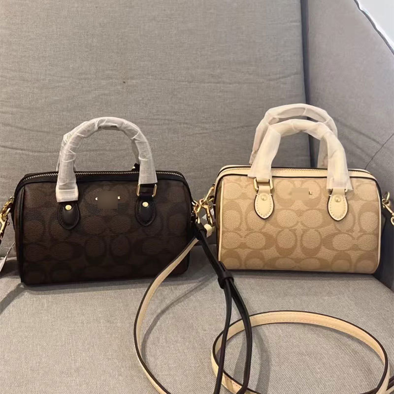 Vintage Monogram Mini Boston Qadın Çantası - Çiyin və Krossbody