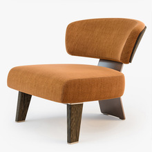 意大利风格轻奢简约沙发老虎椅现代单人沙发椅客厅单椅
