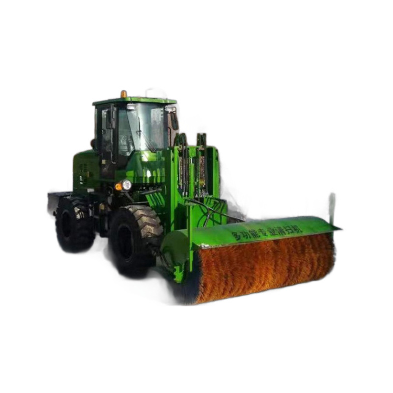 Primer suministro de mina cepillo de rodillo de remoción de nieve automático montado en un vehículo cepillo de laminación de nieve automático máquina de eliminación de nieve de carretera multifuncional