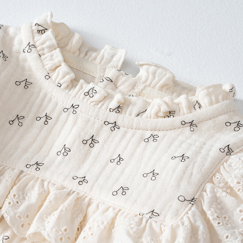 Ropa de bebé otoño nuevo bebé recién nacido niña mono UN MES 100 días de manga larga romper primavera y otoño romper