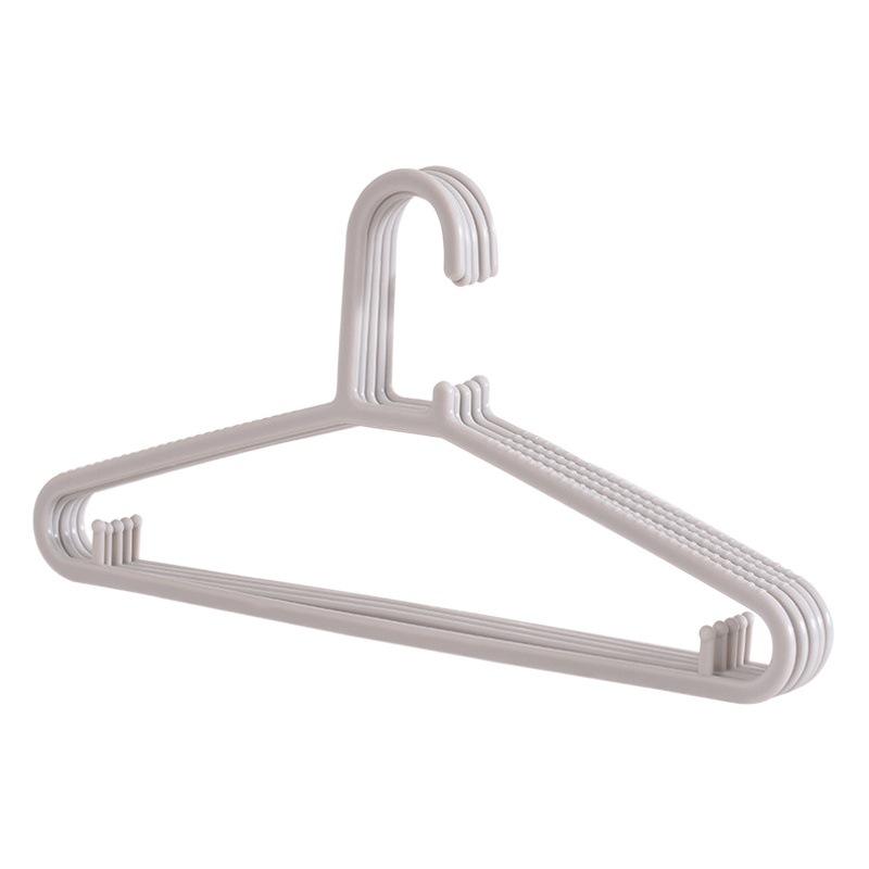 Percha de ropa antideslizante engrosada multifuncional hogar de plástico sin costuras estante de ropa de hombro ancho con soporte de ropa de gancho engrosado ensanchado