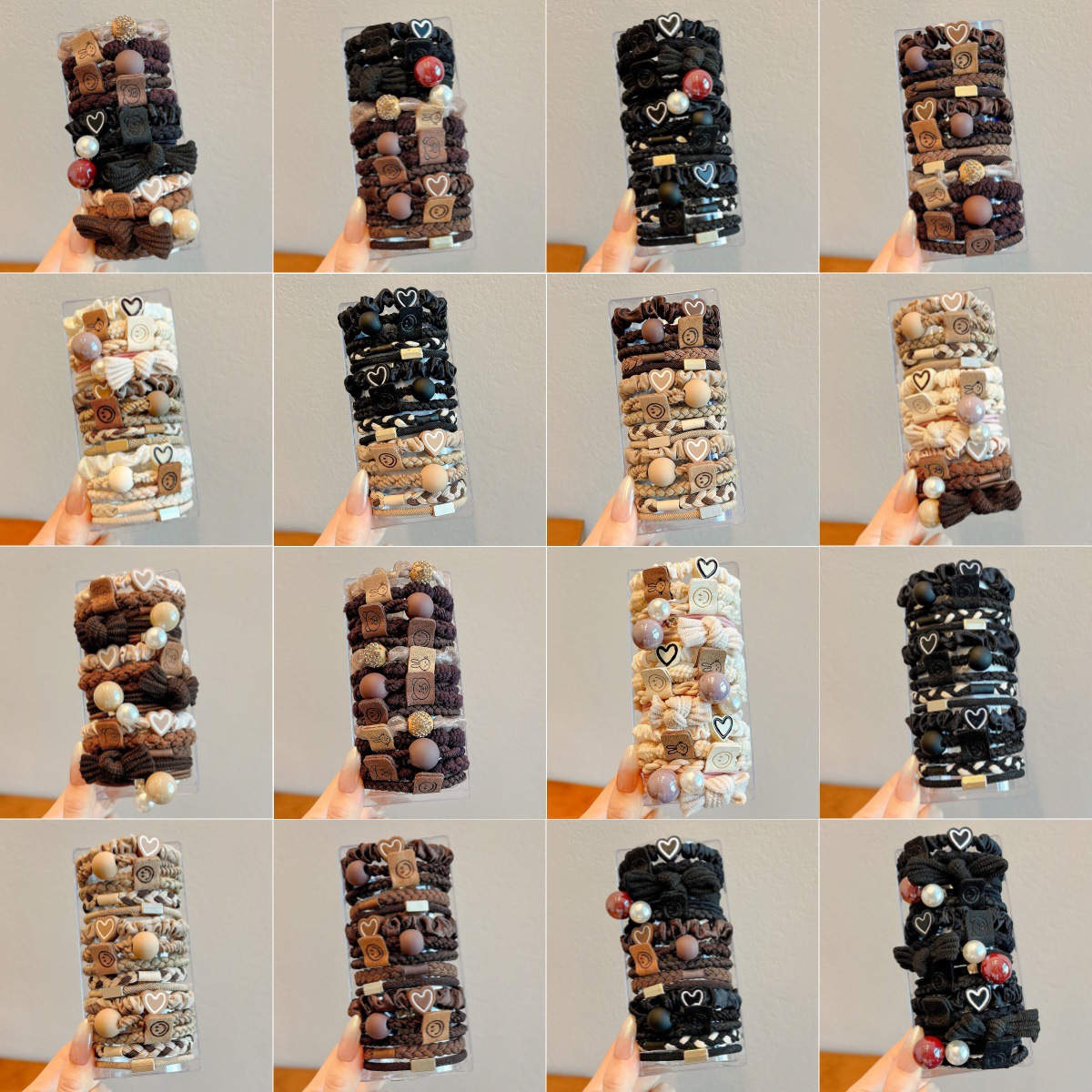 Coletero elástico sencillo de nuevo estilo 2026, banda para el pelo pequeña sin costuras para mujer, suave para el cabello, sujetador de cola de caballo.