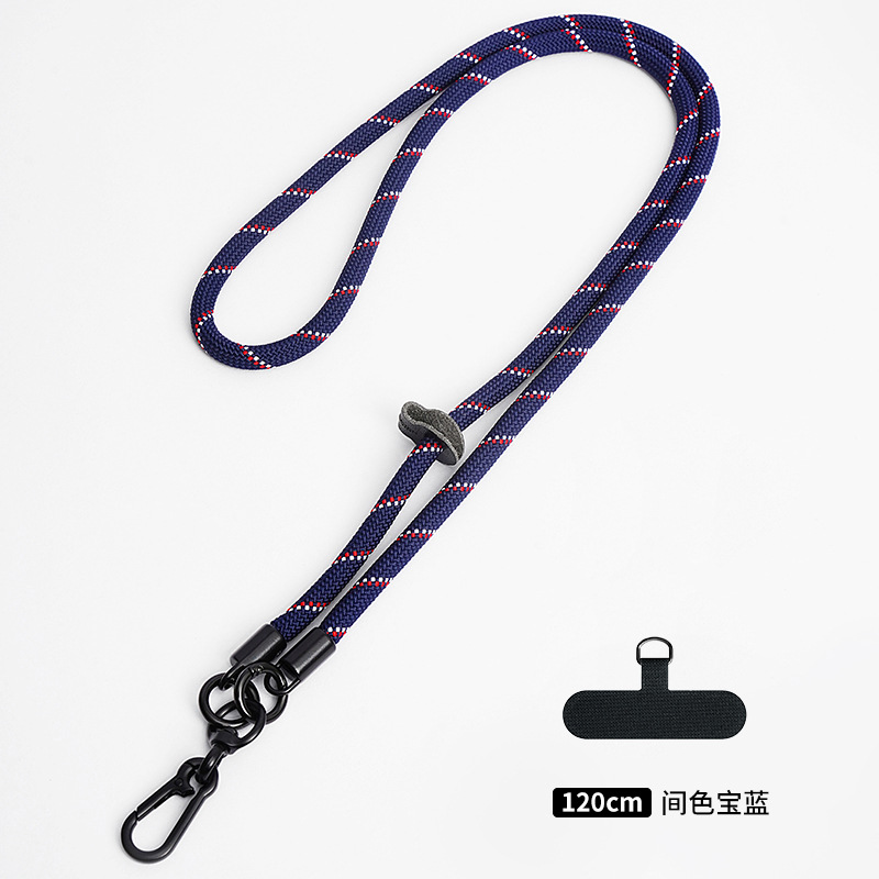 Cordón de teléfono móvil al por mayor crossbody ajustable avanzado Halter muñeca tejida Sling back clip caja del teléfono móvil correa de cordón