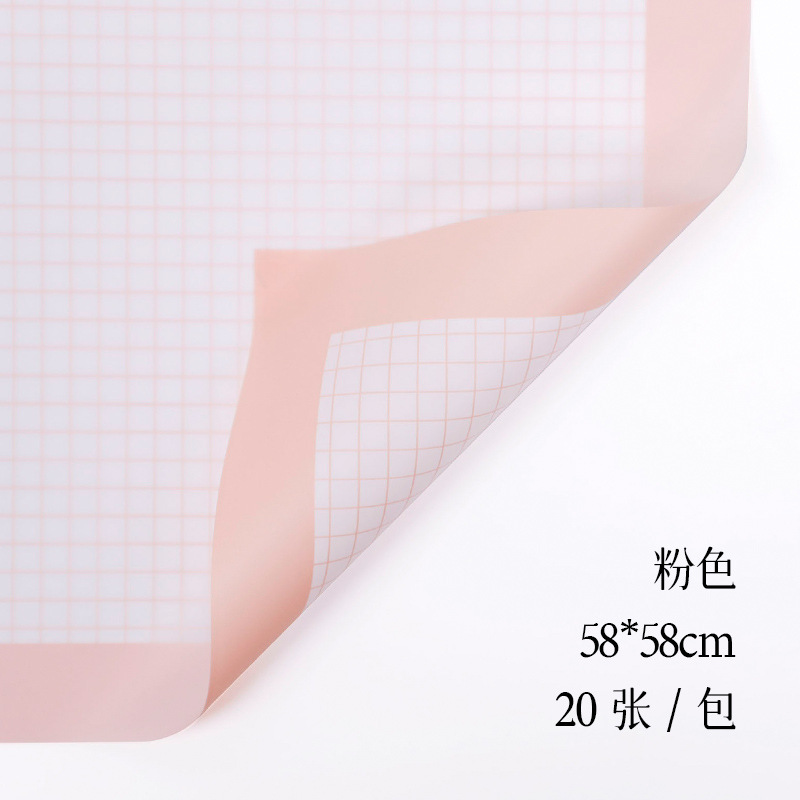 Flores de fábrica de fiesta al por mayor nuevo marco de red flor de papel de envoltura impermeable papel de niebla florista ramo de papel de envoltura flor