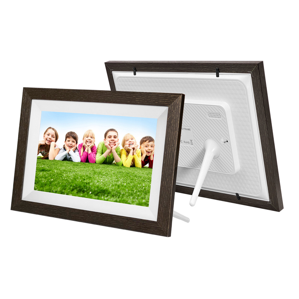 26新型 10.1inchFrameo デジタルフォトフレーム WiFi対応モバイルアプリで写真を送信、高画質の写真や動画を再生