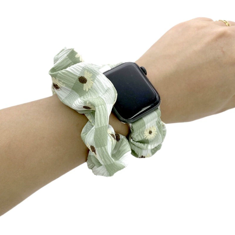 Применимо к iwatch яблоко Samsung Daisy Цветок Свежая женская толстая кишка комбинированный набор яблочный ремешок