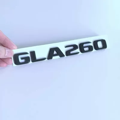 200 car emblem modification, black Car logo - standard-gla260-black-label