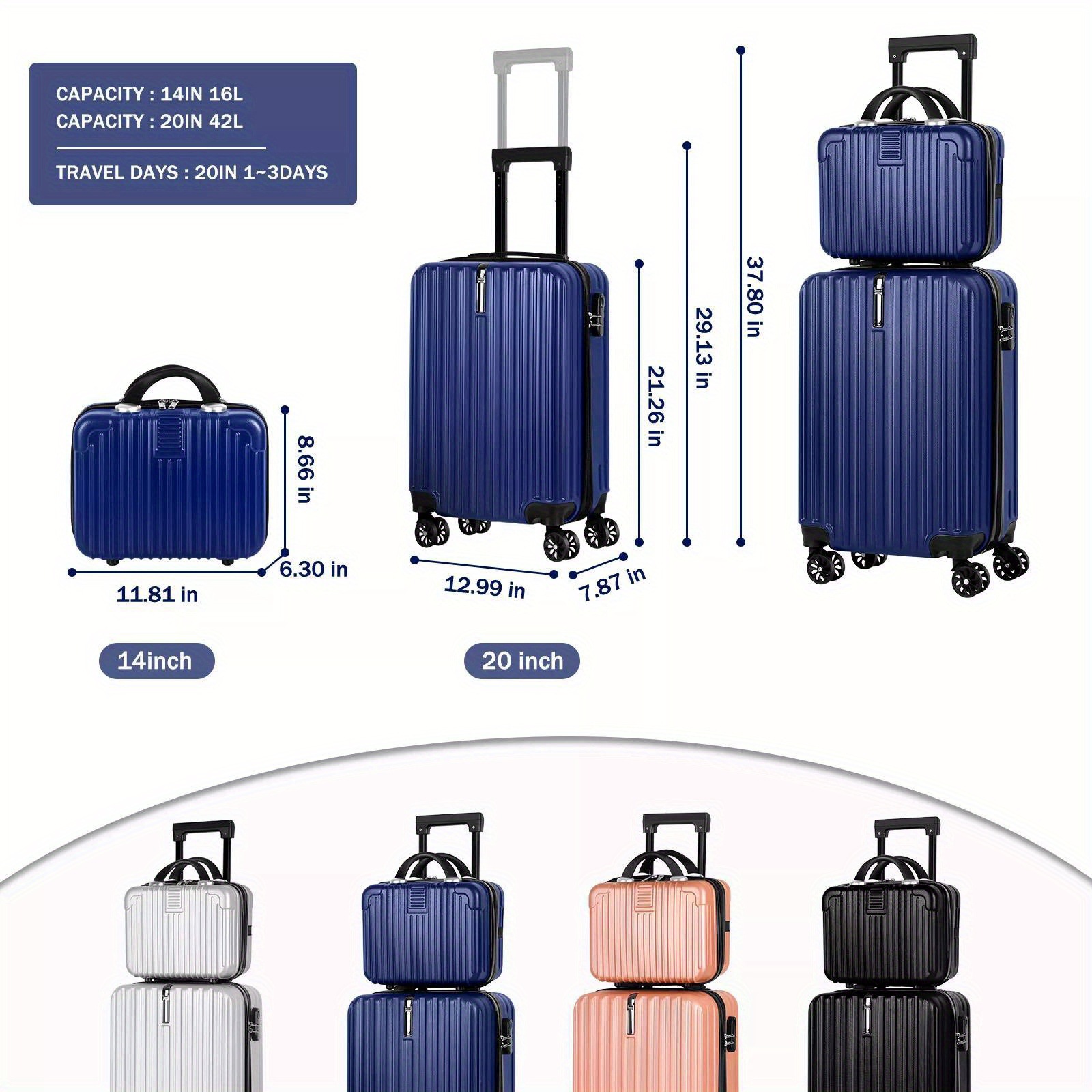 Luggage And Mini Box Travel Set