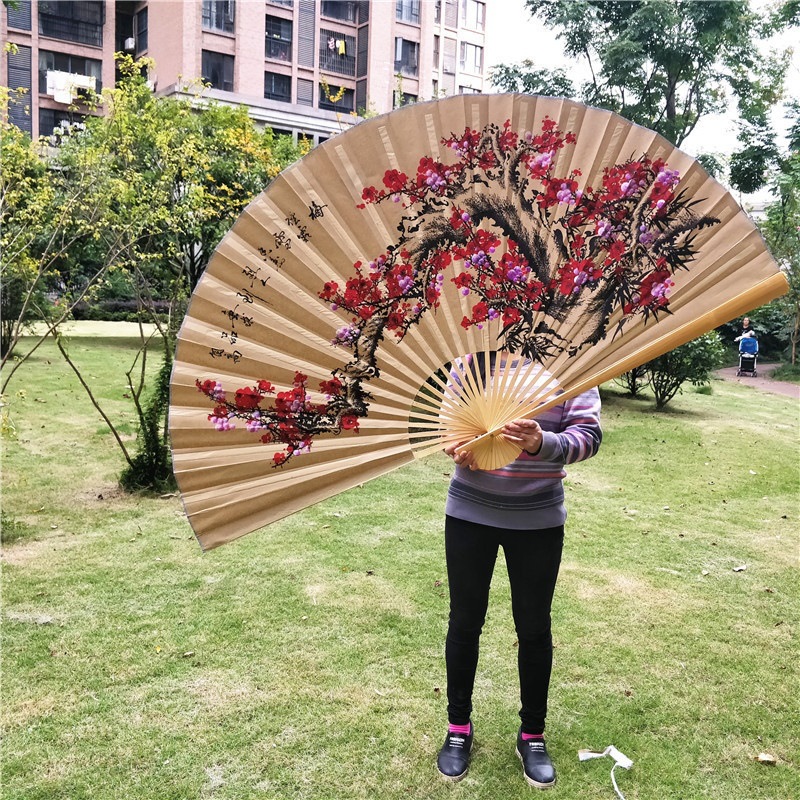 0.9*1.6M大挂扇中式装饰扇子大折扇子中国风影楼道具扇婚庆摄影-阿里巴巴