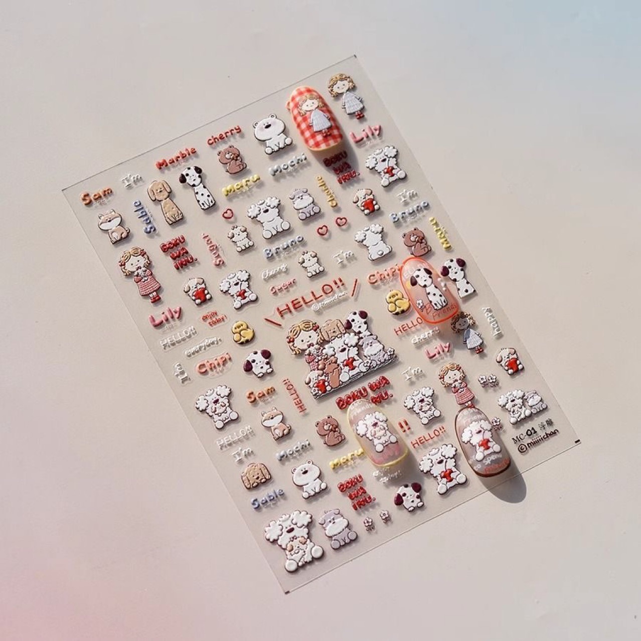 Cute Japanese nail stickers for nails