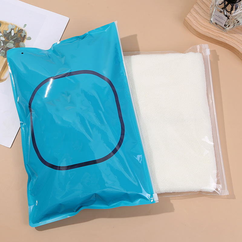透明PE材质小号拉链自封袋家用内衣内裤袜子密封打包袋加厚包装袋