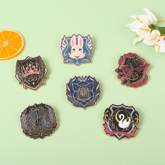 Korean-style academic fashion enamel badge JK uniform skirt personalized decoration brooch swan flower rabbit-shaped medal