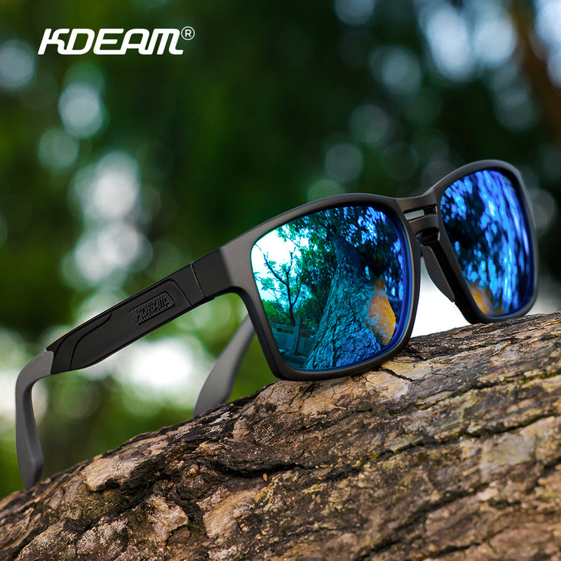 Kdeam Cross-Border New Model Tr90 Anti-Uv Glasses, Colorful Outdoor Sports Polarized Sunglasses Kd0736