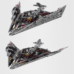 レゴスターウォーズ殲星艦75190大型宇宙戦艦宇宙船模型少年積み木玩具と互換性がある