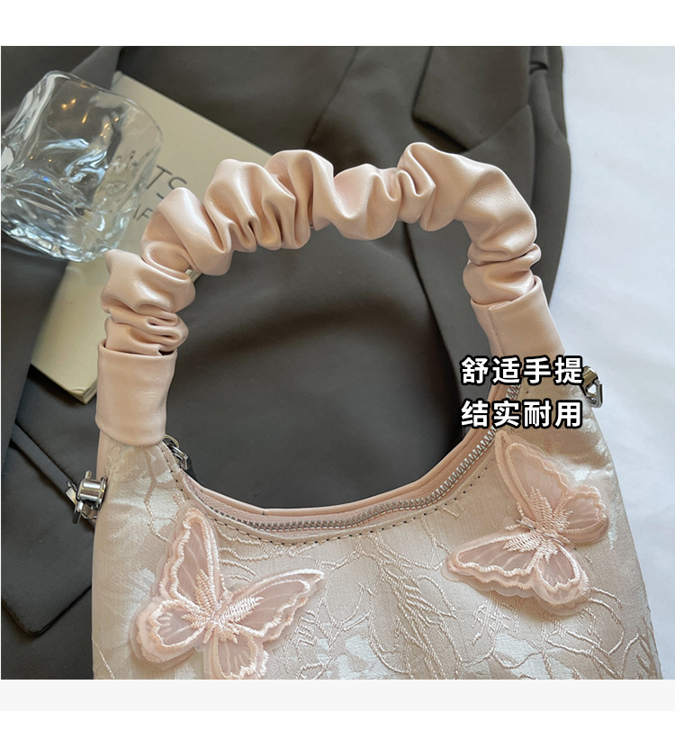 New Chinese-style embroidered bag for women, 2025 new summer commuting crossbody bag, niche ancient-style hand-held bucket bag undefined
