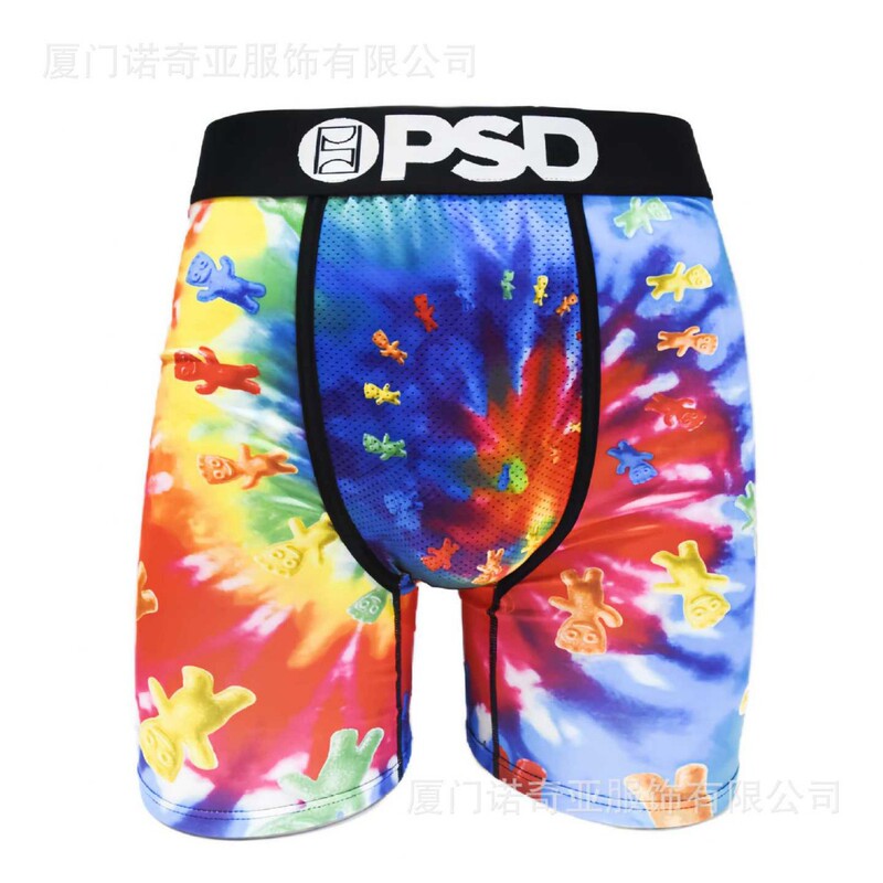 Psdp130 Hot Cross-Border Exclusive for Amazon Independent Site Popular Fashion Men's Underwear Printed and Breathable