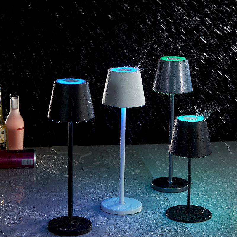 atmospheric LED table lamp