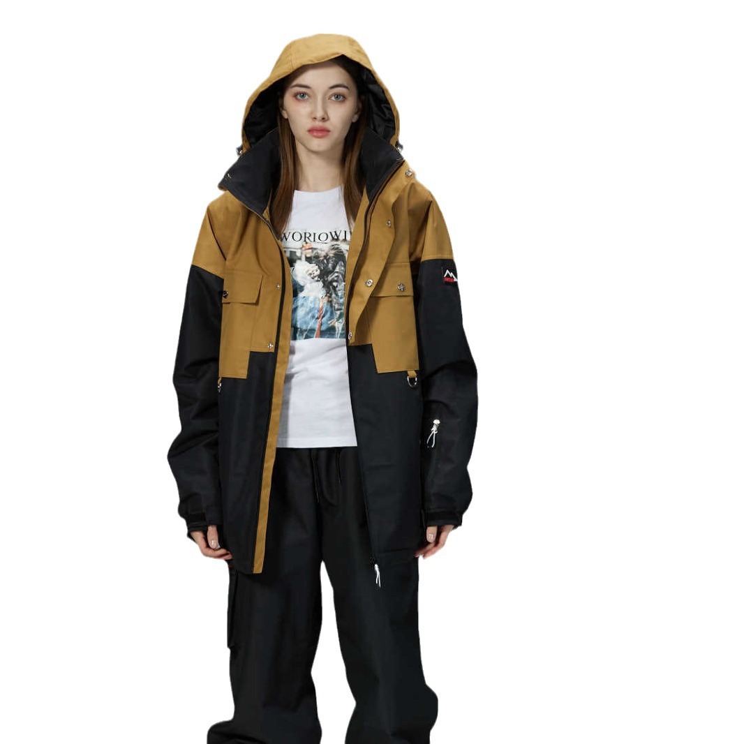 Dames snowboard dubbel board bergbeklimmen outdoor skiën winddicht waterdicht warm_voghion.com