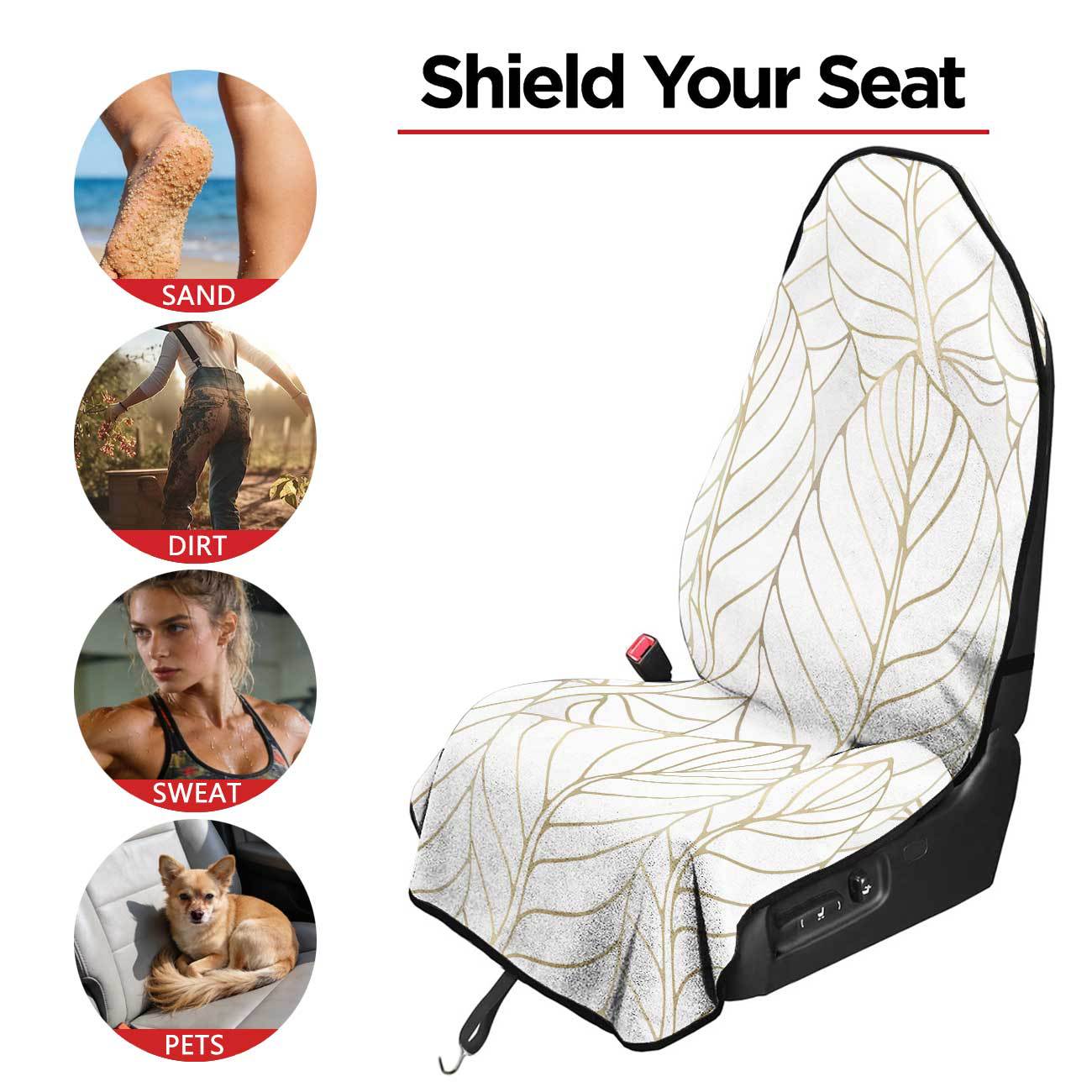 Car seat towel cover front seat protector suitable for gym and exercise, universal for all seasons, car use 132