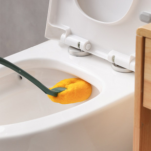 Wholesale household toilet brush creative non-dead soft hair cleaning brush bathroom long handle wall-mounted non-perforated brush