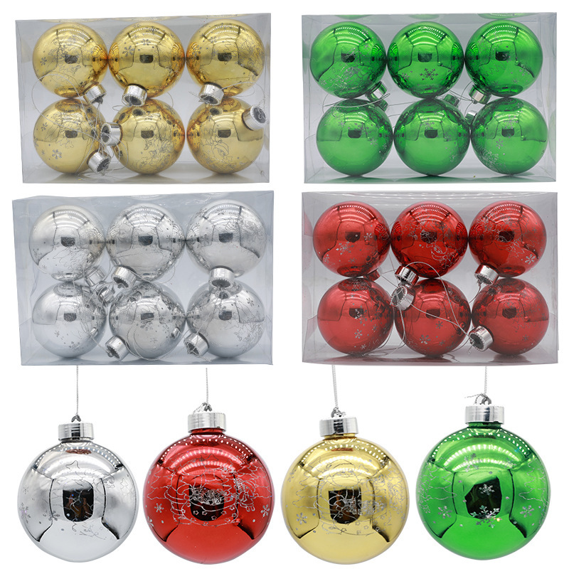 Cross-border new wholesale Christmas bright Christmas ball luminous…