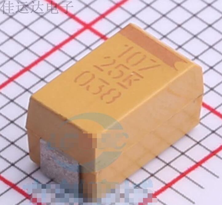 T495X107K025ATE150 规格 100uF ±10% 25V 钽电容器