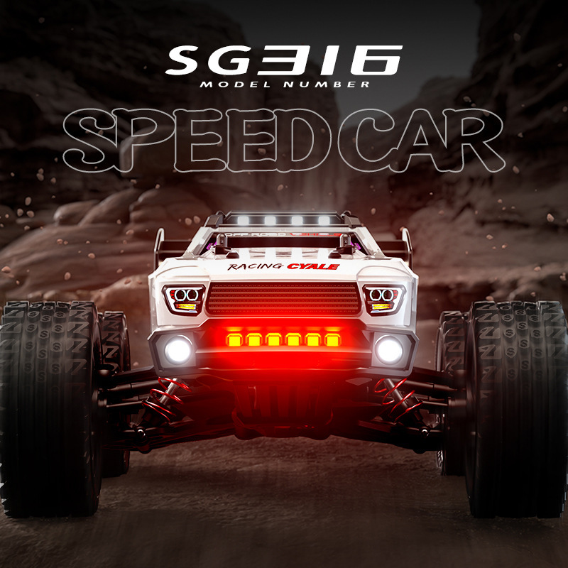 Sg316Rc Four-Wheel Drive Big-Foot Climbing Off-Road Vehicle Full Scale 1:16 High-Speed Competitive Drift Remote Control Model Car