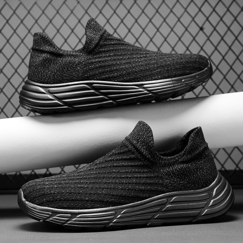 Zapatos de senderismo transfronterizos al aire libre de otoño zapatos de malla transpirables ligeros y suaves zapatos de calcetines para hombres