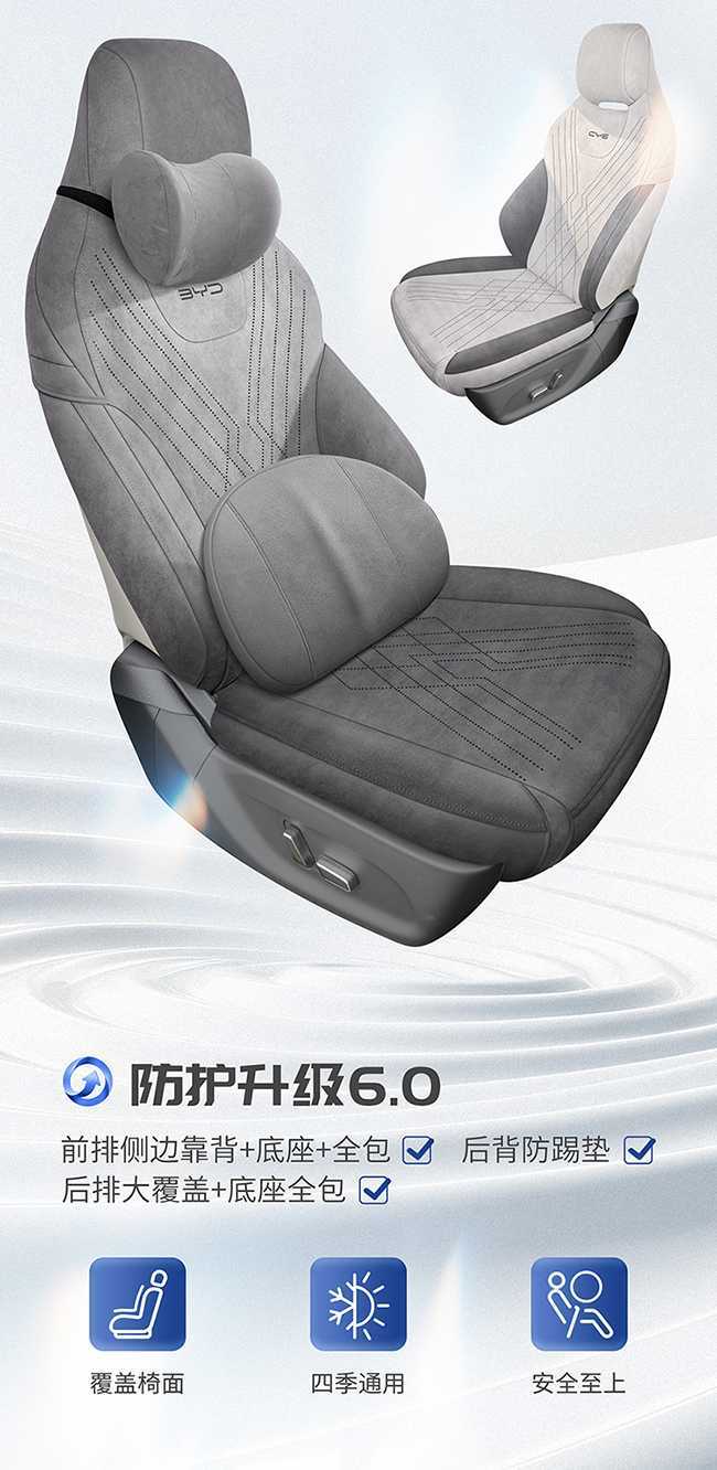 Byd Yuan up Dedicated Car Seat Cushion Cover Breathable Rams Breathable Perforated All-Season Universal Seat Cover