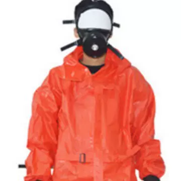 FFF01B型连体防护服防酸碱防化学应急化工防毒耐腐蚀PVE阻燃耐寒