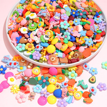 diy奶油胶配件咕卡手机壳发夹混款可爱卡通创意树脂配件批发