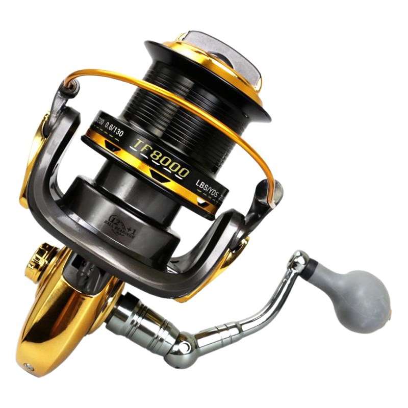 Nueva rueda de largo alcance grande no brecha mar caña de pescar rueda giratoria carrete de pesca rueda de Pesca de Mar carrete de pesca